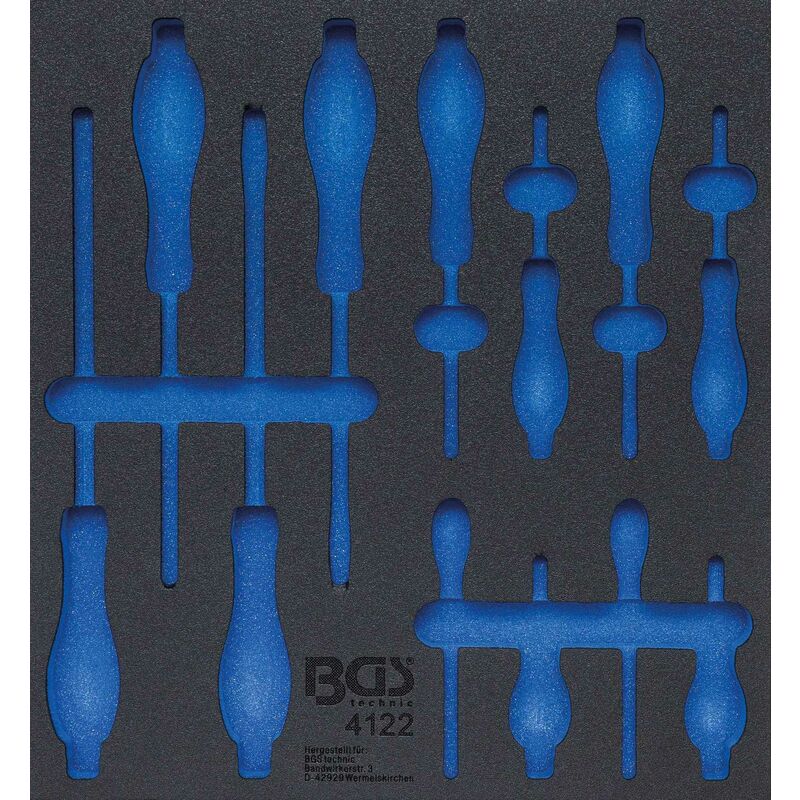 Bgs Technic - insert de servante d'atelier 2/3, vide pour art. 4122 bgs 4122-1