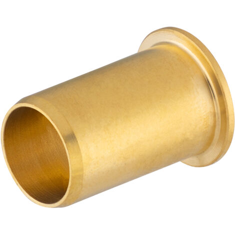 Insert en laiton pour tube PER Ø16 – Raccord automatique Tout Push – Connexion rapide sans outil – Compatible eau potable