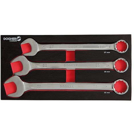 Insert en mousse avec 3 clés à anneau, 1/3  DOGHER 451-083