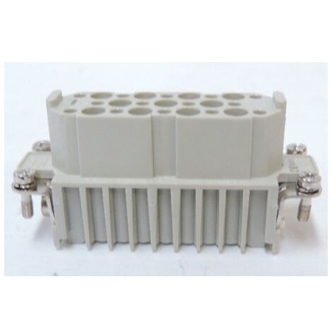 INSERT FEMELLE A SERTIR 25P+T 10A 250 GABARIT 66.16 ILME CDF25