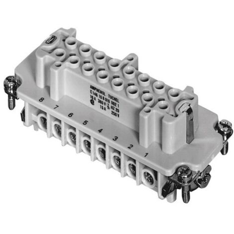 Insert femelle Nombre total de pôles 16 + PE Amphenol C146 10B016 002 1-1 Heavy/mate® C146 1 pc(s)
