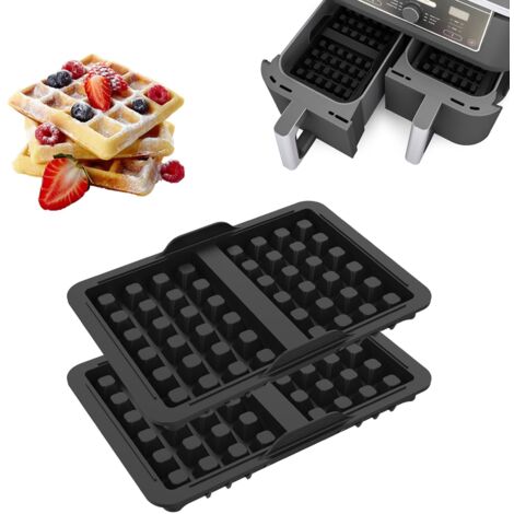 Insert Gaufre Air Fryer - 2 pièces, Insert Gaufre Air Fryer - Convient pour Ninja