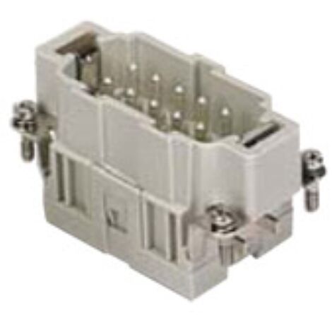 insert mâle - a lame de pression - 10p+t - 16a - 500v - gabarit 57.27 - ilme csem10