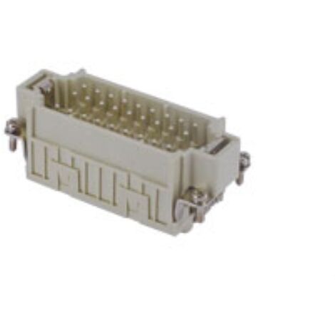 insert mâle - a lame de pression - 27p+t - 10a - 400v- gabarit 77.27 - ilme cdsm27