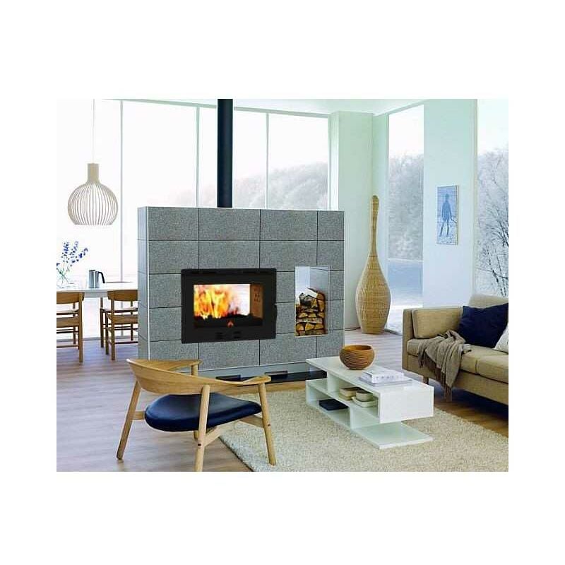 Insert pour Cheminée à Bois F.lli Lerda L-80 Double Face 16 Kw