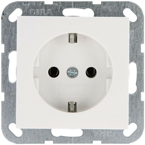 Insert pour prise de sécurité System 55 blanc pur brillant