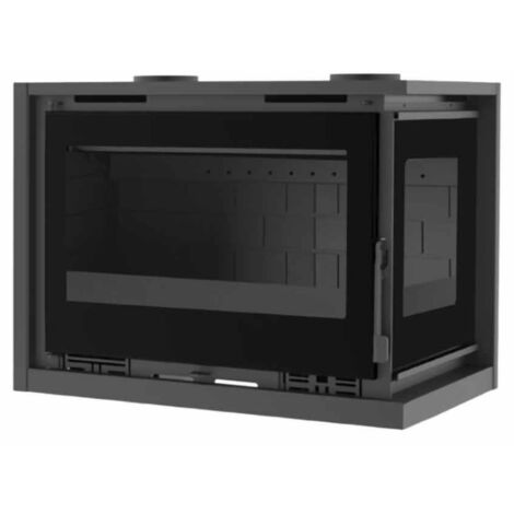Insertable de Leña de 70 cm a 2 Caras Rincón Derecha con Turbinas FM Modelo IT-172 DFK