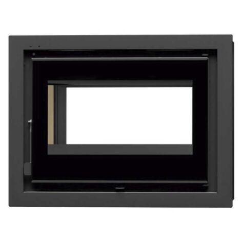 Insertable de Leña de 70 cm a 2 caras y 2 Puertas con Turbinas FM Modelo IT-172