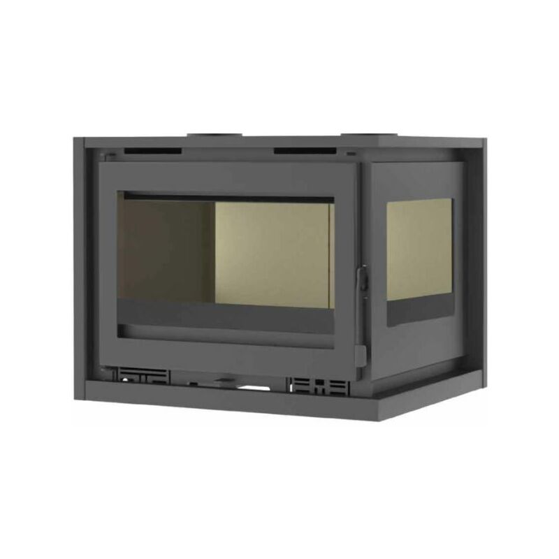 

Fm Biomasa - Insertable de Leña de 70 cm a 2 Caras Rincón Derecha con Turbinas FM Modelo IT-172 D