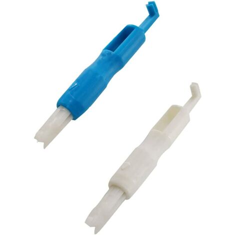Insertador de agujas de coser, enhebrador de agujas para máquina de coser de 2 piezas, enhebrador automático de agujas, aguja para máquinas de coser