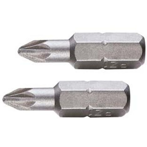 Inserti A Croce Pozidrive In Blister Per Avvitatori Mm.25   - mm.25 PZ 3  in blister 2pz.