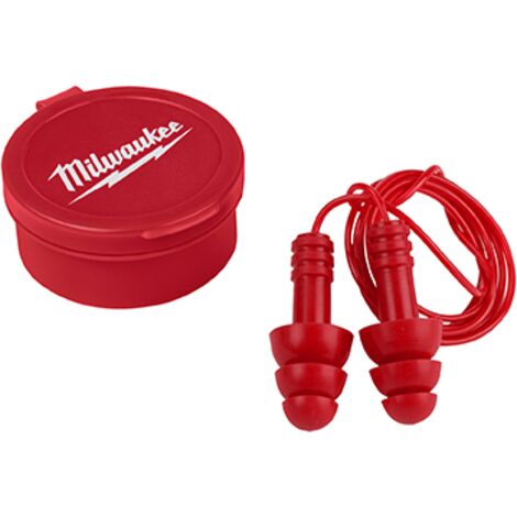 Inserti auricolari riutilizzabili con cordino Milwaukee 4932471904