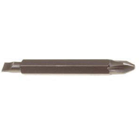 Inserti Doppio Taglio Per Avvitatori - ø mm.0,8x4,5+croce PH 1 blister