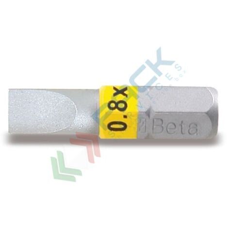 Inserti esagonali Beta colorati 1/4 per avvitatori viti a testa con intaglio lunghezza 25 mM