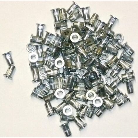 Inserti filettati a testa piatta da 4 mm