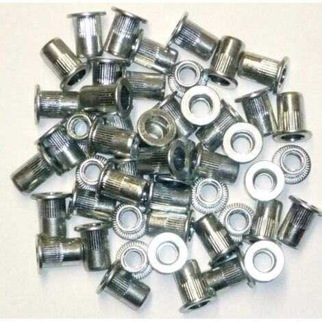 Inserti filettati a testa piatta da 8 mm