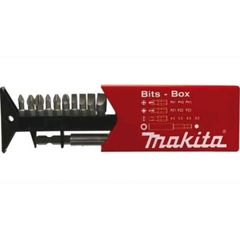 INSERTI in Kit da 11 pz con PORTAINSERTI Magnetico MAKITA con Astuccio in ABS