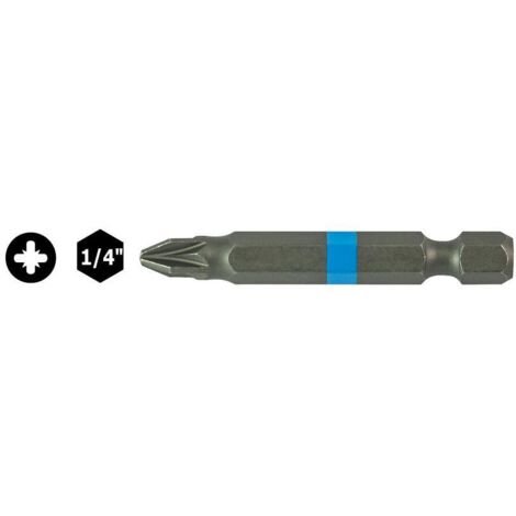 INSERTI LUNGHI POZIDRIV MM 100 MAURER PLUS SET 2 PZ PZ2 - CF. IN BLISTER