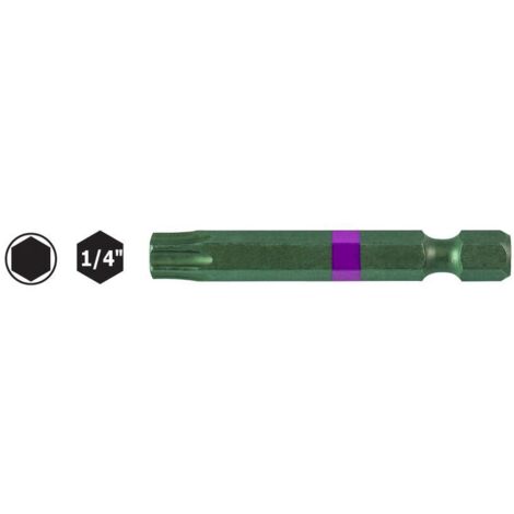 INSERTI LUNGHI TORX MM 100 MAURER PLUS SET 2 PZ T40 - CF.IN BLISTER