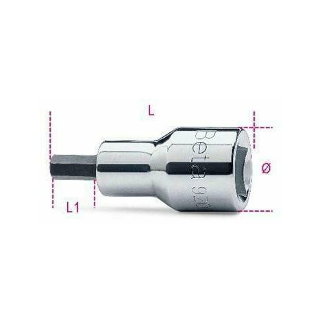 INSERTI MASCHIO ESAGONALE A POLLICE DA 1/2 ATTACCO A BUSSOLA 1/2F  BETA 920PE-AS