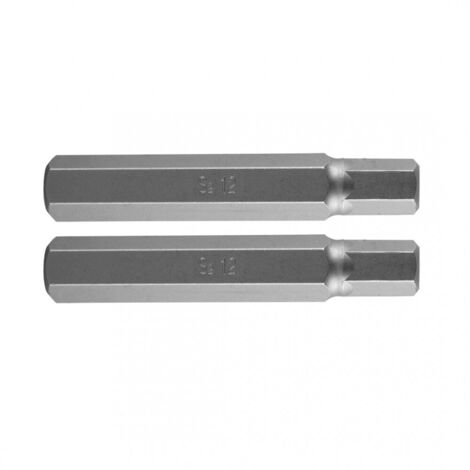 Inserti NEO HEX 12x75 mm - 2 pezzi - acciaio S2