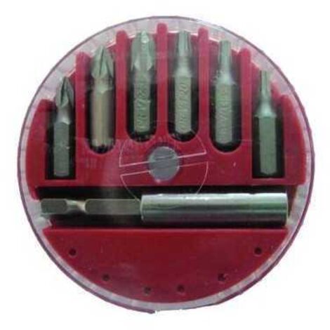 Inserti per Avvitatori Vigor Pzd/Torx Bit-Box Set 7 Pz