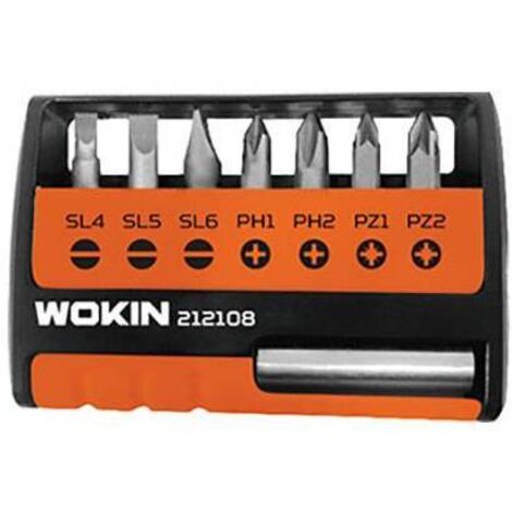 INSERTI + PORTAINSERTO X AVVITATORE 212108 WOKIN • TA4-6 PH 1/2 PZ 1/2XMM 25 CF=PZ 8
