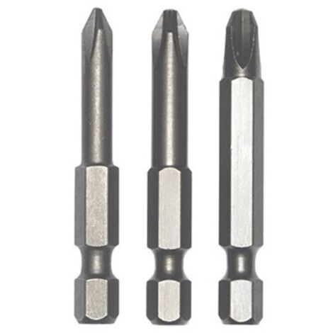 Inserti Prolungati Lunghi a Croce Phillips PH 3 Pz 50mm Avvitatore Giravite