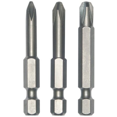 Inserti prolungati pozidriv 50 mm pezzi 3 - masidef