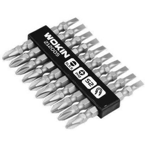 INSERTI SERIE X AVVITATORE 212005 WOKIN - PH2/SL5,5XMM 65 CF=PZ 10 - 2 confezione