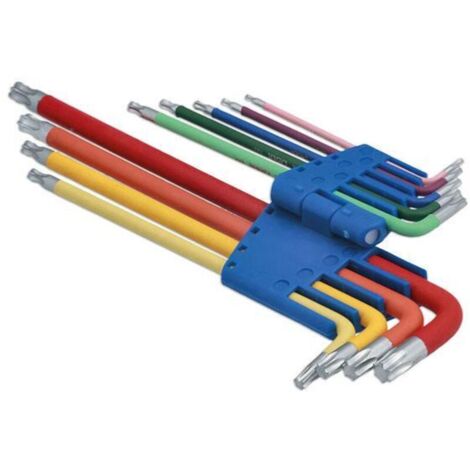Inserti Torx a sfera Laser Tools 7873, misure da T10 a T50