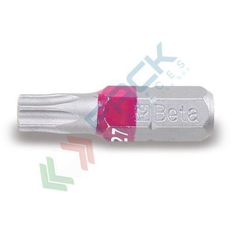 Inserti torx Beta colorati 1/4 tx 10 con impronta tamper resistant 25 mm