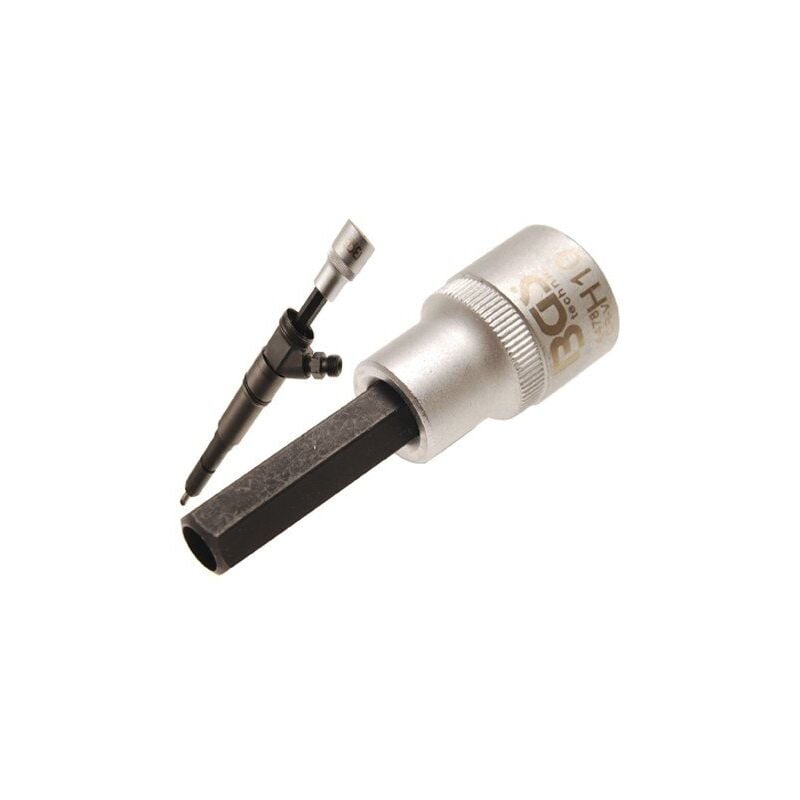 Bgs Technic - insertion de l'injecteur, 10 mm hex interieur, 12.5 (1/2)