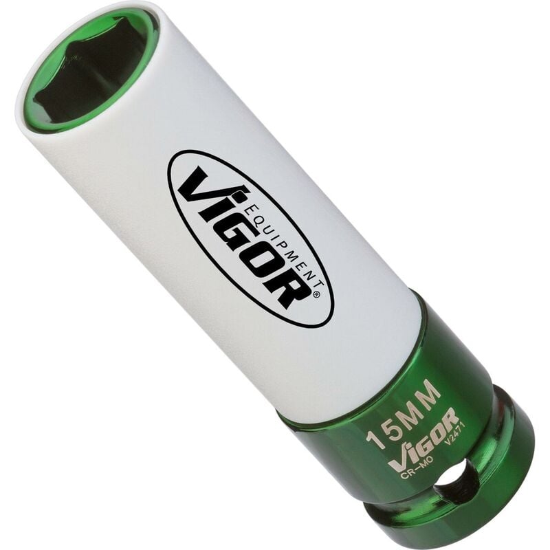 Impact wrench socket ∙ V2471 ∙ Attacco quadro, cavo, 1/2 di pollice (12,5 mm) ∙ Profilo esagonale esterno ∙ Size 15 mm