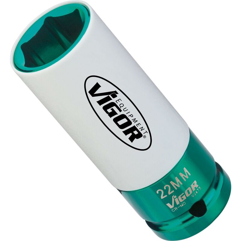 Impact wrench socket ∙ V2475 ∙ Attacco quadro, cavo, 1/2 di pollice (12,5 mm) ∙ Profilo esagonale esterno ∙ Size 22 mm