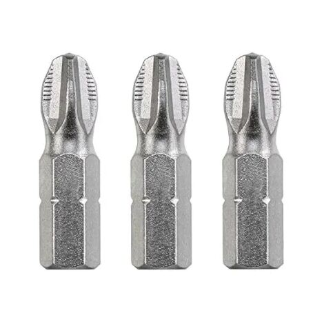 Inserto a croce PH 2 acciaio KWB confezione da 3 pezzi 25mm