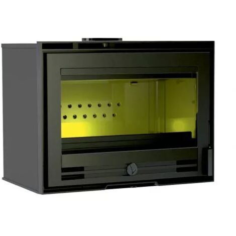 inserto a legna invicta "650t" antracite 8 kw