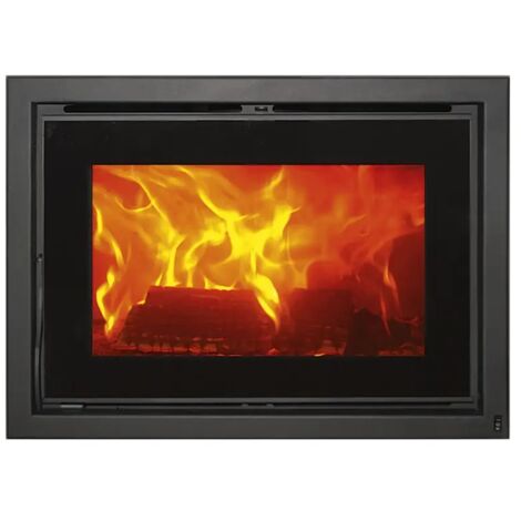inserto a legna ventilato panadero "c720-s-5" antracite 6,7 kw