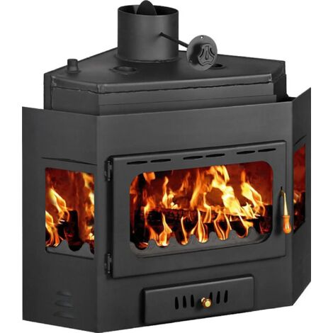 Inserto camino PRITY A W16  21 kW Caldaia da 34 l  Per riscaldamento centrale