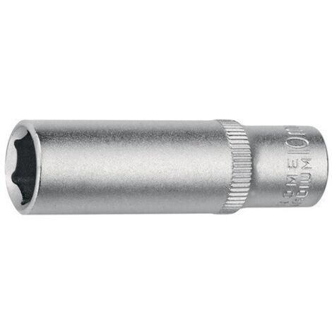 Inserto de llave de tubo de cama profunda 1/4 pulgada hexagonal largo SW 8mm L.50mm PROMAT