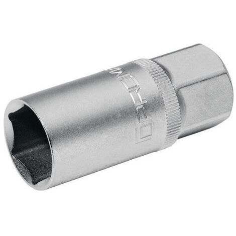 Inserto de llave de tubo para bujías 1/2 pulgada SW 21mm 6KT L.65mm PROMAT