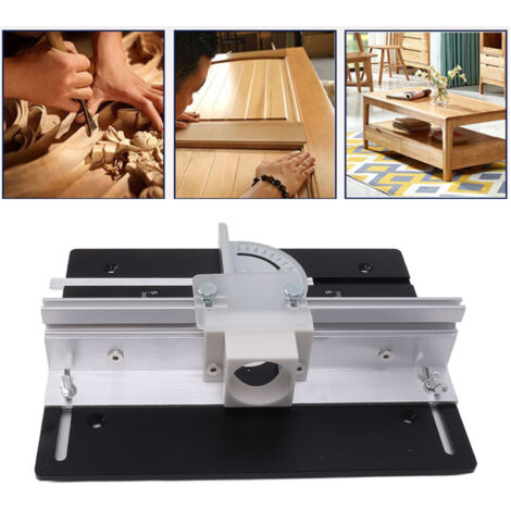 Inserto de mesa de fresado de altura regulable fabricado en aleación de aluminio para máquinas de fresado y pulido [Hardware] + [Accesorios completos]