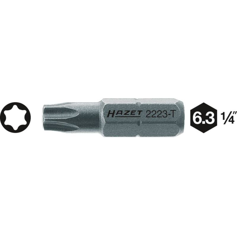 Hazet HAZET 2223-T25 Inserto Torx T 25 Acciaio
