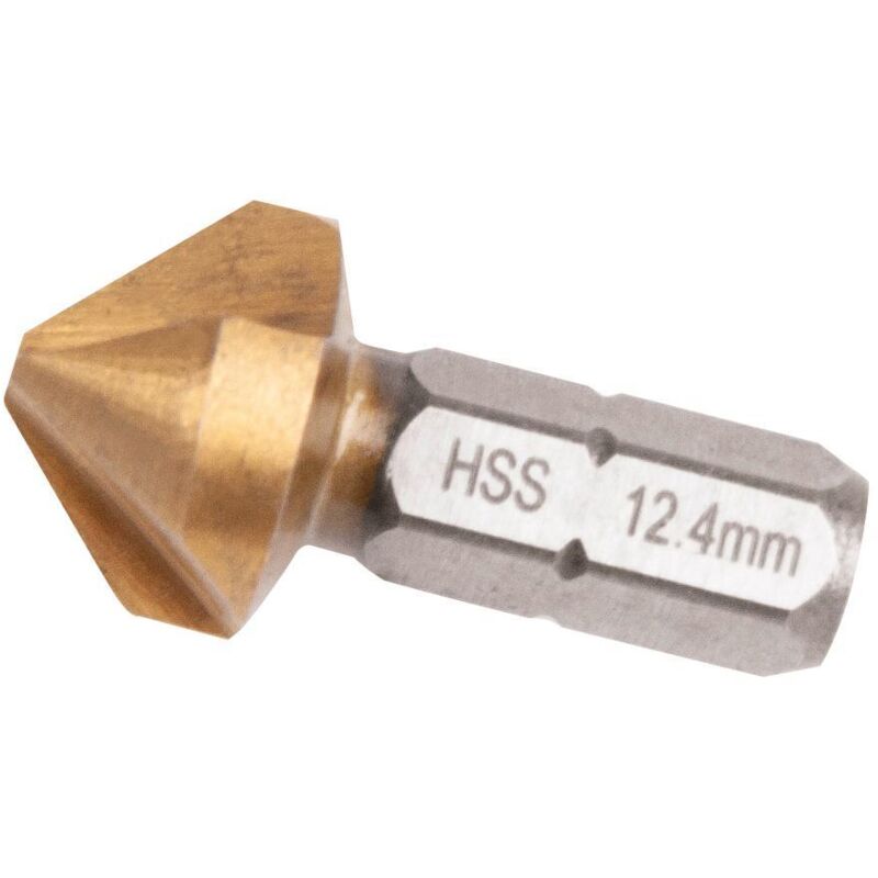 Inserto fresa a sbavare, hss, 12,4 mm x 90°, 1/4' x 25 mm