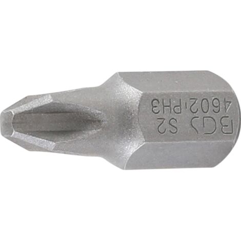 Inserto lunghezza 30 mm attacco esagono esterno 10 mm (3/8") PH3