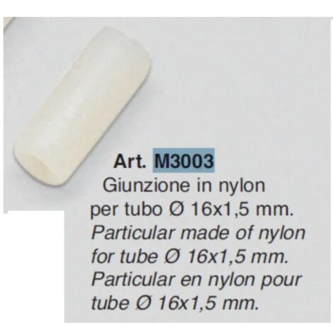 INSERTO NYLON PER GIUNZIONE