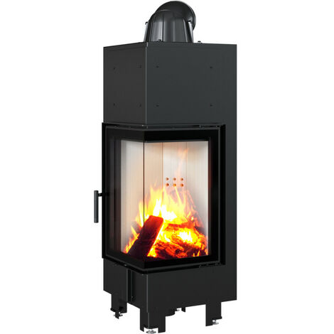 Inserto para chimenea VN 610/430 cristal en el lado derecho puerta de  guillotina