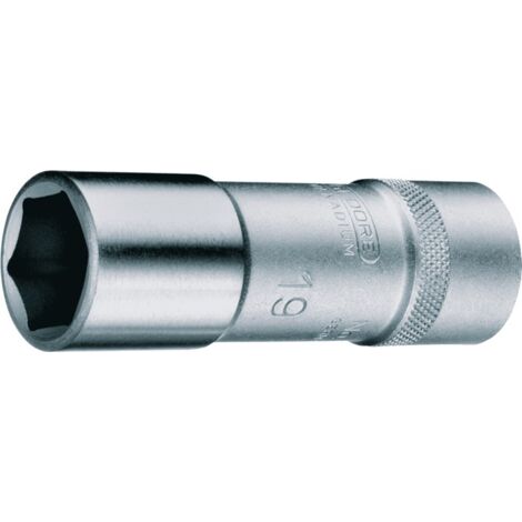 Inserto para llave de tubo 19 L 1/2 pulgada hexagonal SW 10mm L.77mm GEDORE