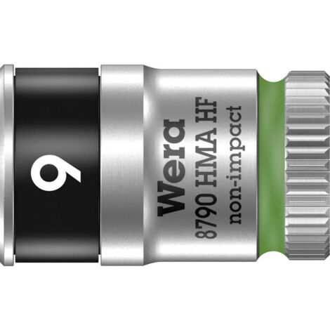 Inserto per chiave a bussola 8790 HMA HF 1/4 di pollice esagono SW 9mm L.23mm WERA