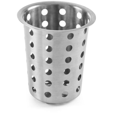 Inserto per contenitore posate in acciaio, diametro 97 mm - Hendi 552490